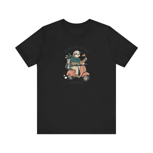Slow and On Par Sloth Golfer T-Shirt