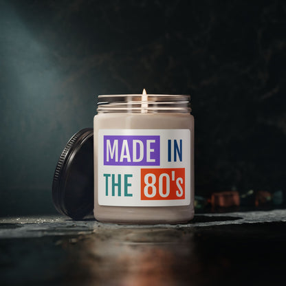 Made in the 80's Scented Soy Candle | 9oz Retro Typography