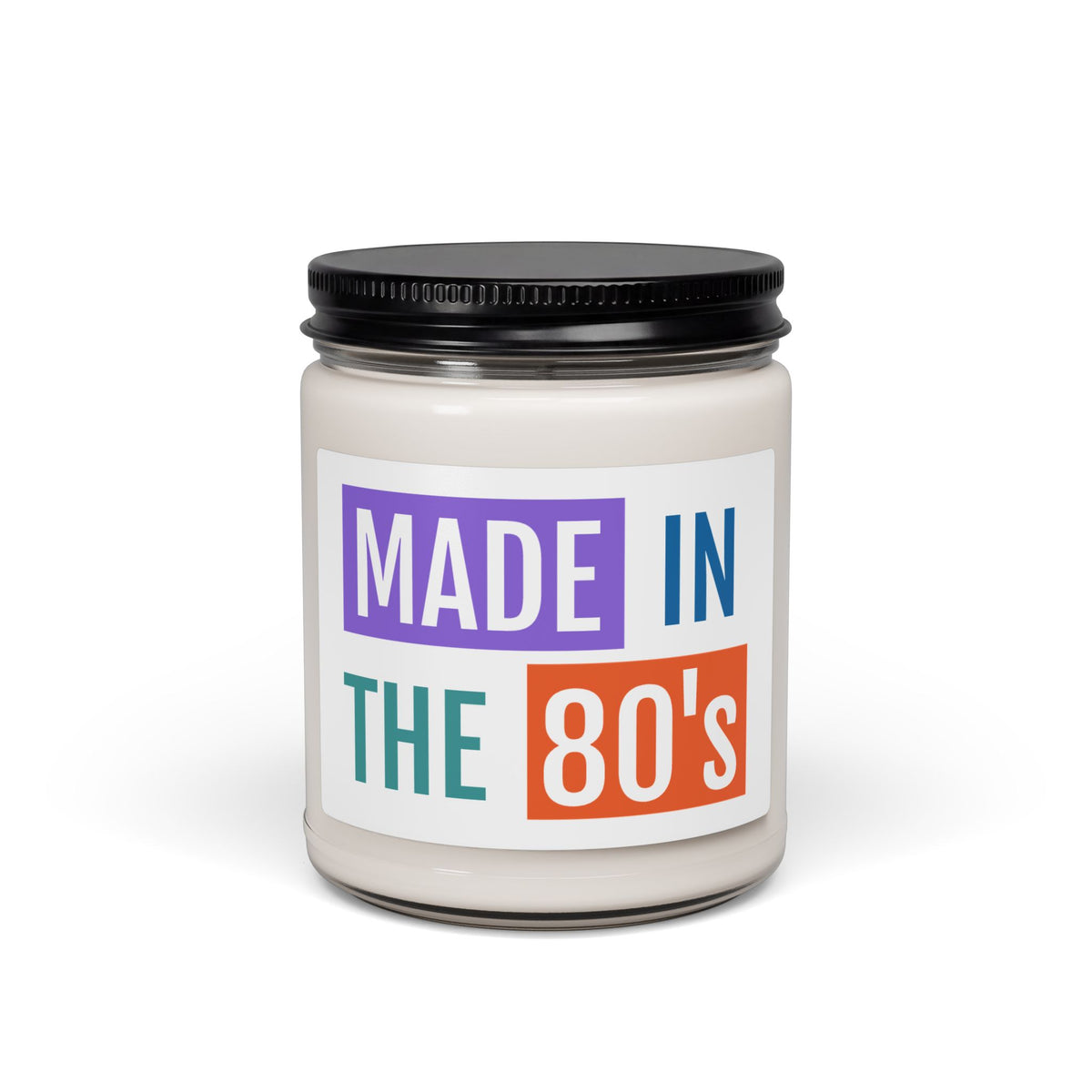 Made in the 80's Scented Soy Candle | 9oz Retro Typography