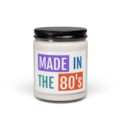 Made in the 80's Scented Soy Candle | 9oz Retro Typography