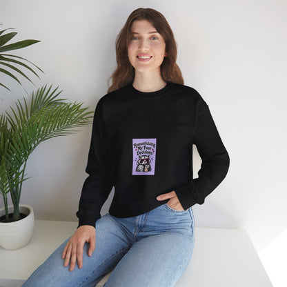 Raccoon 'Romanticized My Poor Decisions' Crewneck Sweatshirt
