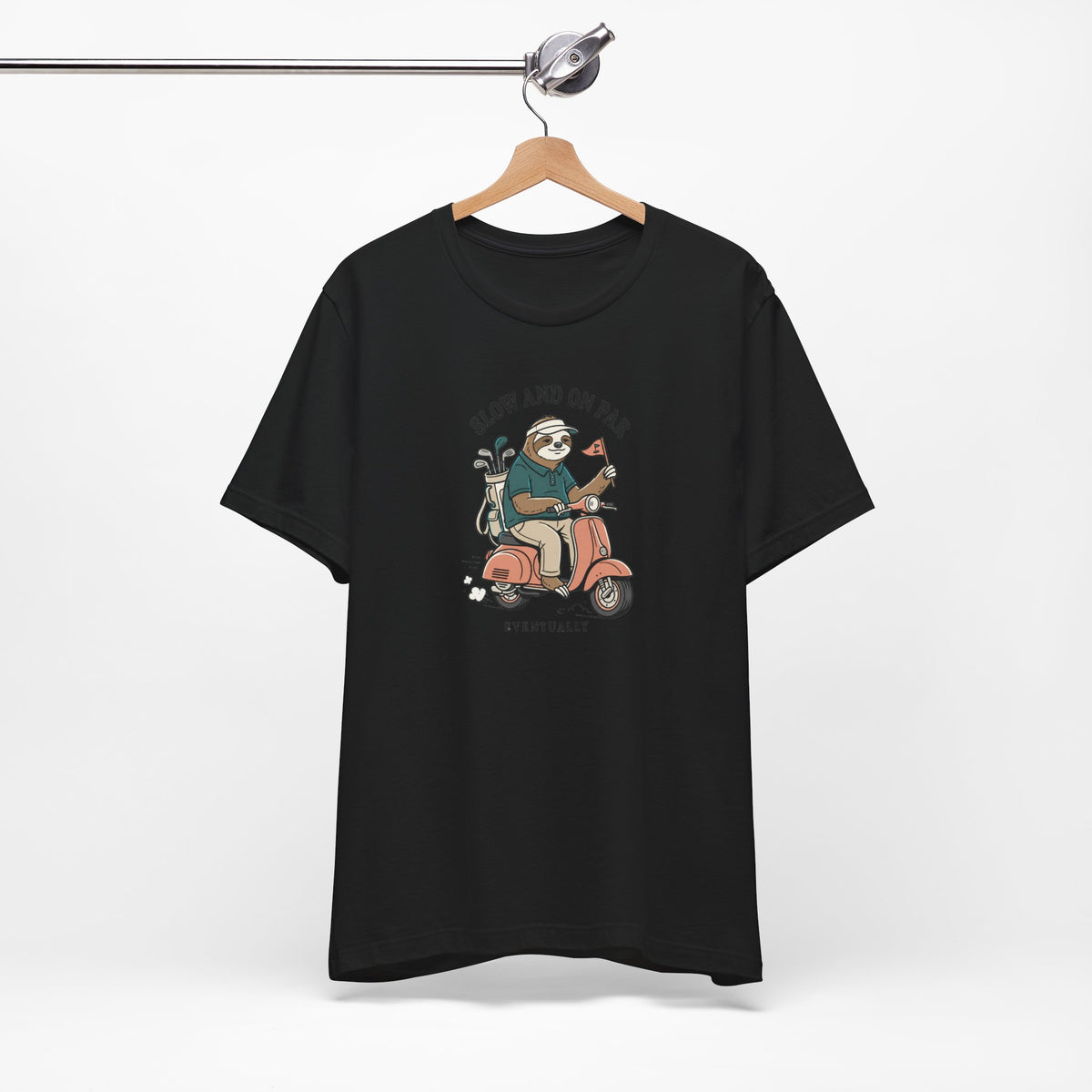 Slow and On Par Sloth Golfer T-Shirt