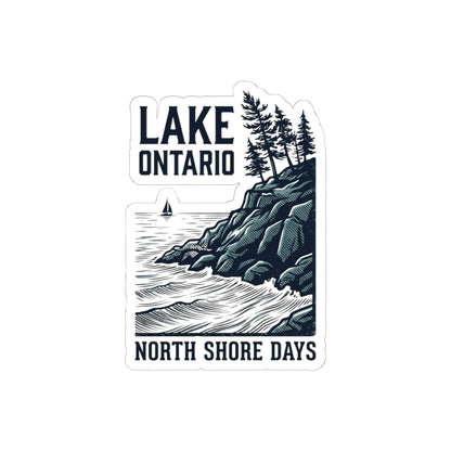 Lake Ontario North Shore sticker | Scenic lake decal, nautical outdoors