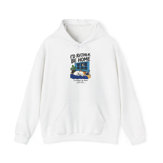 Cozy Camper Hoodie - "I'd Rather Be Home" RV Camping Sweatshirt