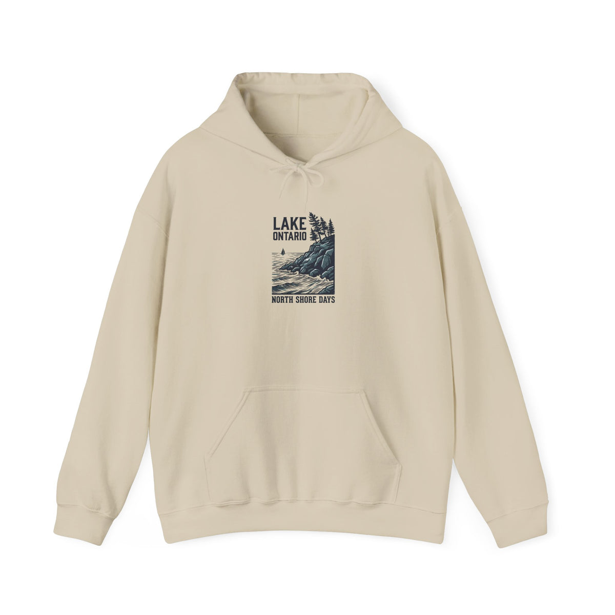 Lake Ontario North Shore Days hoodie | vintage lakeside nature graphic