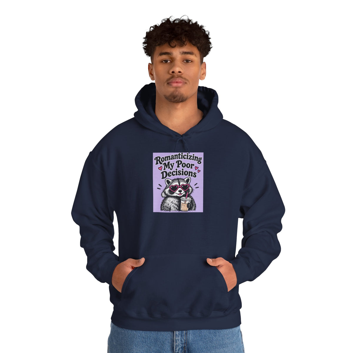 Respecting My Peace hoodie | Meditation Cat illustration, purple graphic