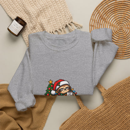 Holiday Sweatshirt - Festive Against My Will Christmas Crewneck