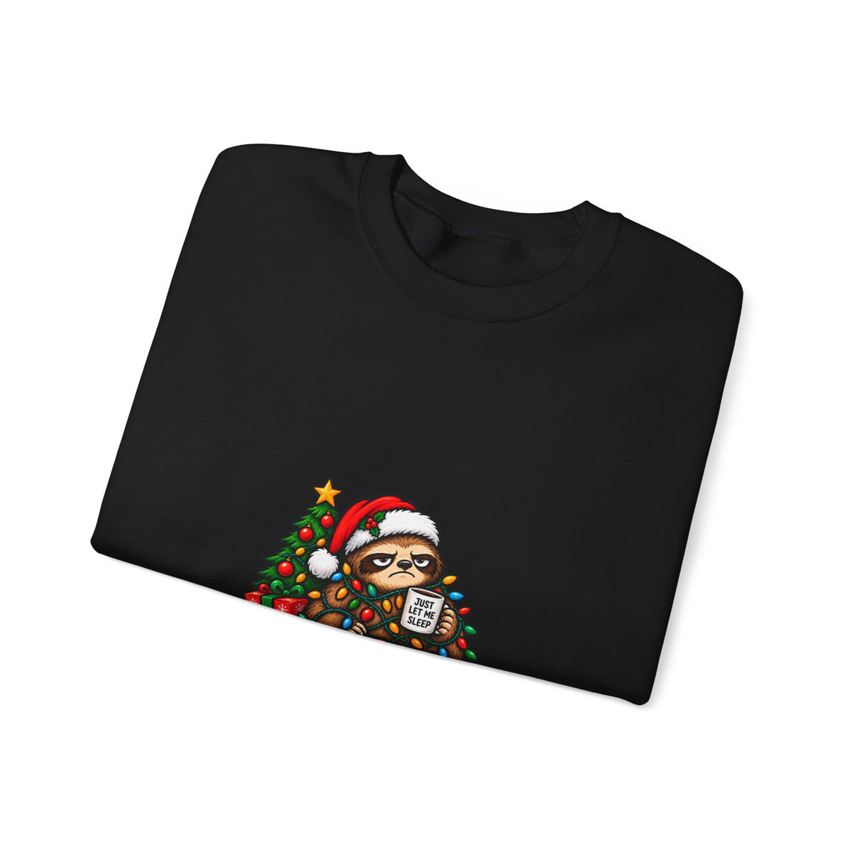 Holiday Sweatshirt - Festive Against My Will Christmas Crewneck