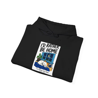 Cozy Camper Hoodie - "I'd Rather Be Home" RV Camping Sweatshirt