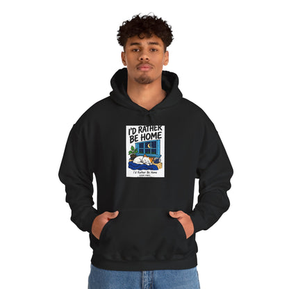 Cozy Camper Hoodie - "I'd Rather Be Home" RV Camping Sweatshirt