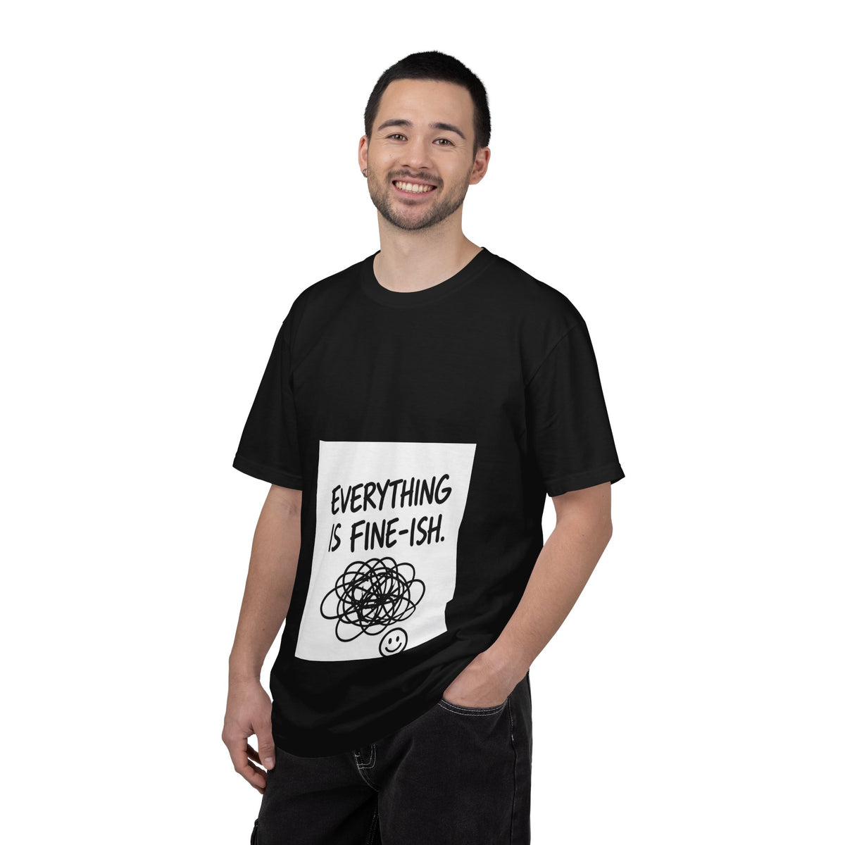 Everything Is Fine-ish T-Shirt — Funny Mental Health Tee