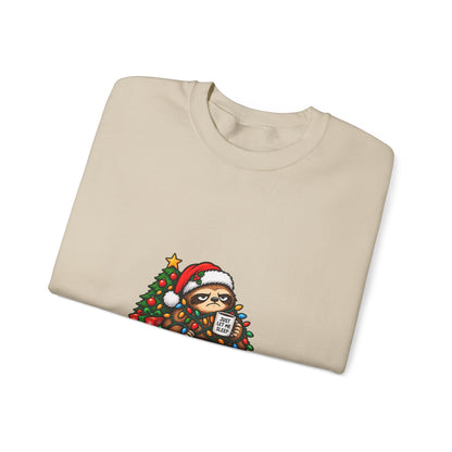 Holiday Sweatshirt - Festive Against My Will Christmas Crewneck