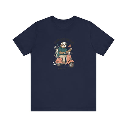 Slow and On Par Sloth Golfer T-Shirt