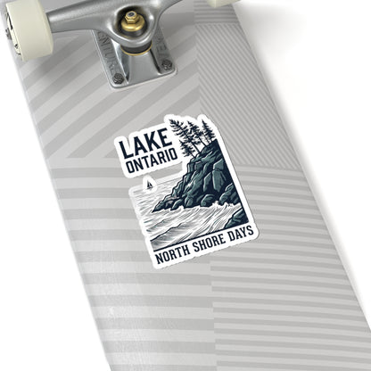 Lake Ontario North Shore sticker | Scenic lake decal, nautical outdoors