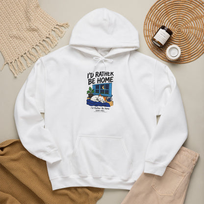 Cozy Camper Hoodie - "I'd Rather Be Home" RV Camping Sweatshirt
