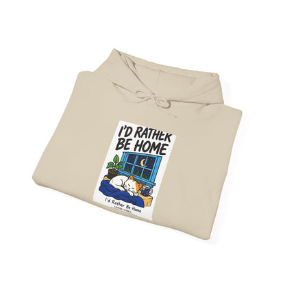 Cozy Camper Hoodie - "I'd Rather Be Home" RV Camping Sweatshirt