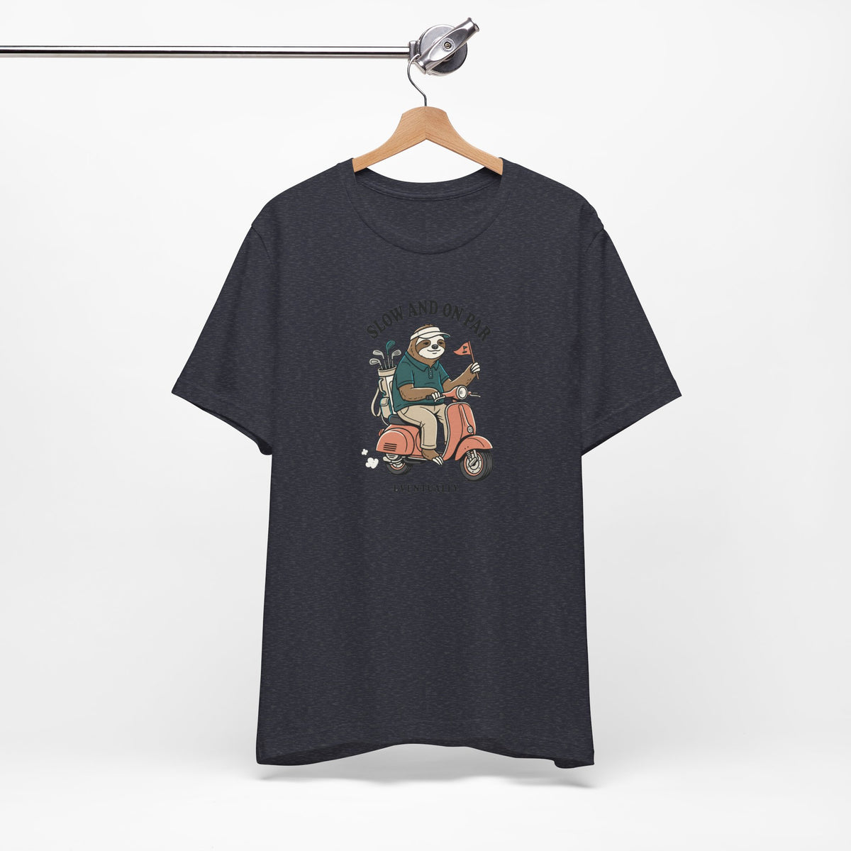 Slow and On Par Sloth Golfer T-Shirt