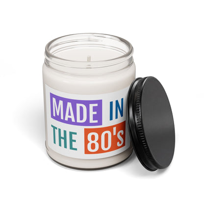 Made in the 80's Scented Soy Candle | 9oz Retro Typography