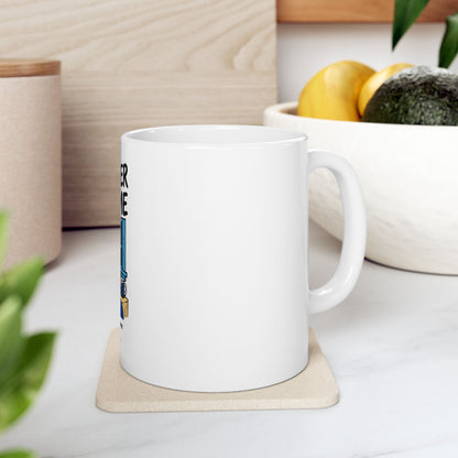 I'd Rather Be Home mug | Cat sleeping by window, cozy night scene