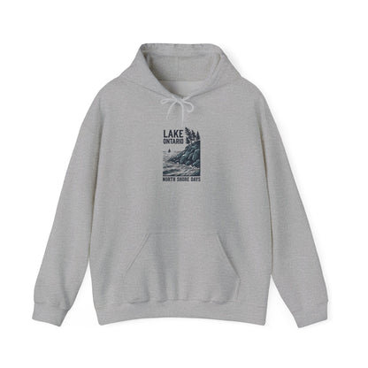Lake Ontario North Shore Days hoodie | vintage lakeside nature graphic