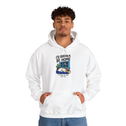 Cozy Camper Hoodie - "I'd Rather Be Home" RV Camping Sweatshirt