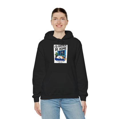 Cozy Camper Hoodie - "I'd Rather Be Home" RV Camping Sweatshirt
