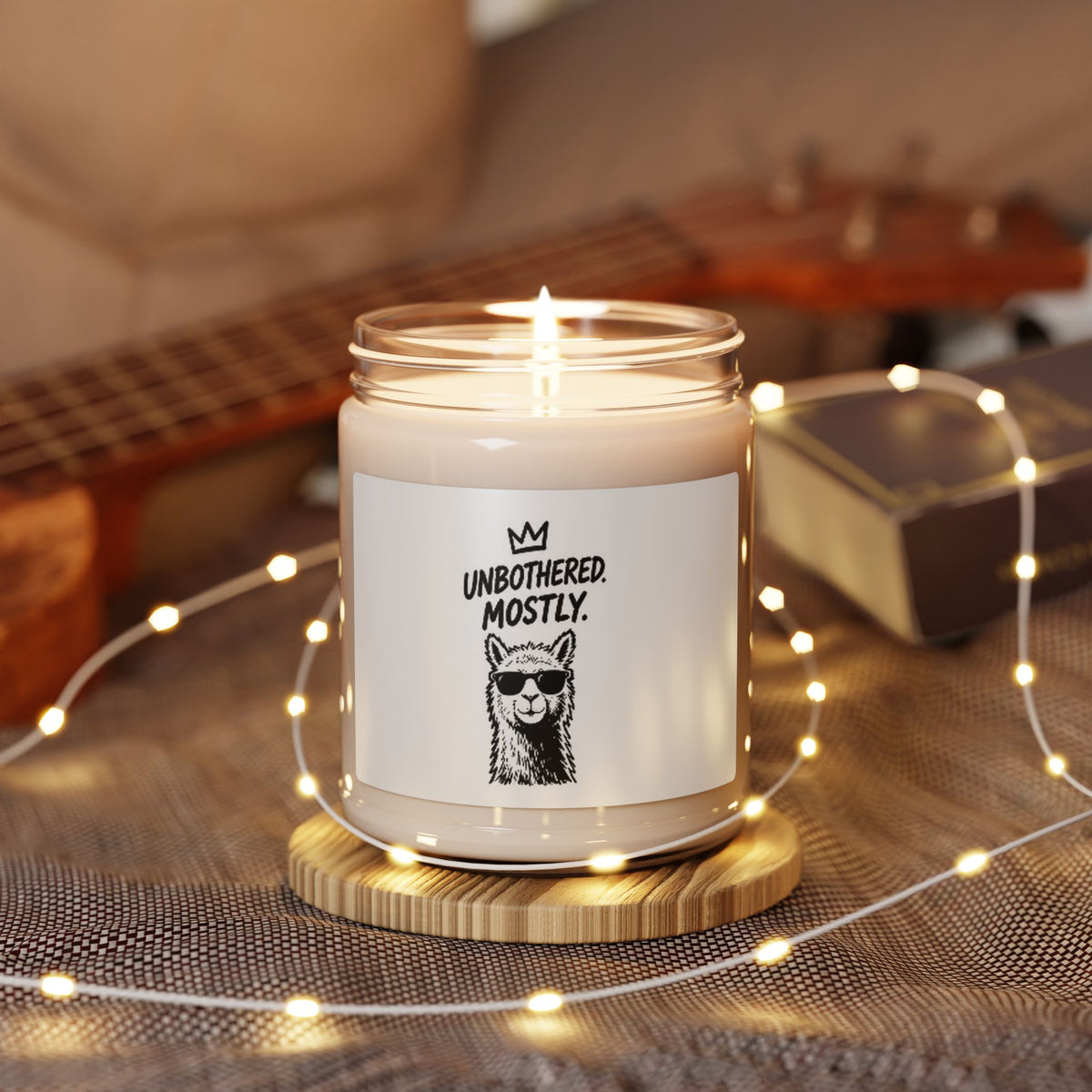Unbothered Mostly Llama Candle | Soy Candle 9oz