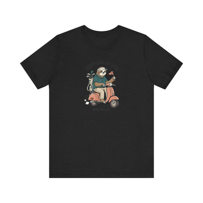 Slow and On Par Sloth Golfer T-Shirt