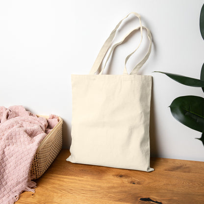 Tote Bag — 'Romanticizing My Poor Decisions' Cute Raccoon Canvas Tote