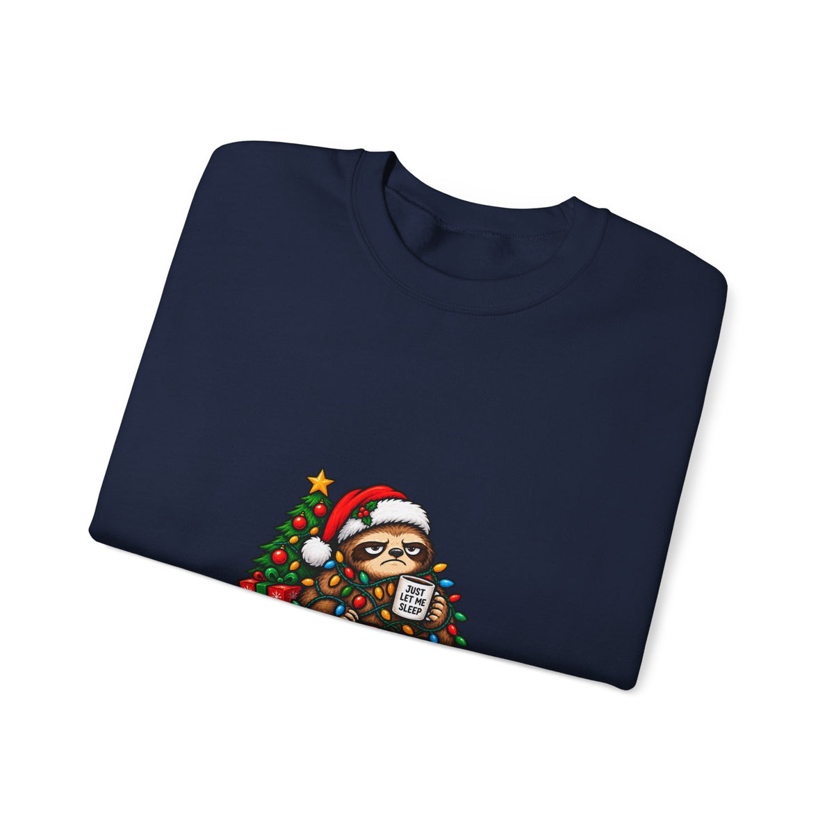 Holiday Sweatshirt - Festive Against My Will Christmas Crewneck