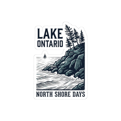 Lake Ontario North Shore sticker | Scenic lake decal, nautical outdoors