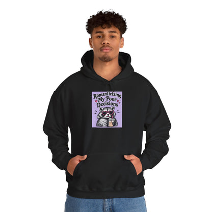 Respecting My Peace hoodie | Meditation Cat illustration, purple graphic