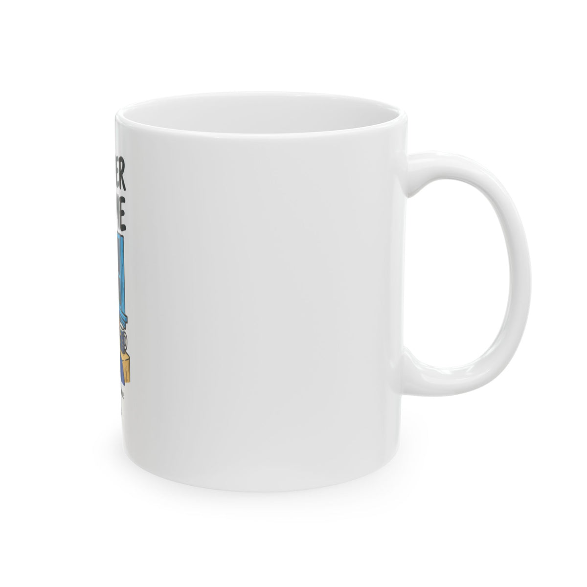 I’d Rather Be Home Ceramic Mug — Cozy Cat, Night Window Design (11oz/15oz)
