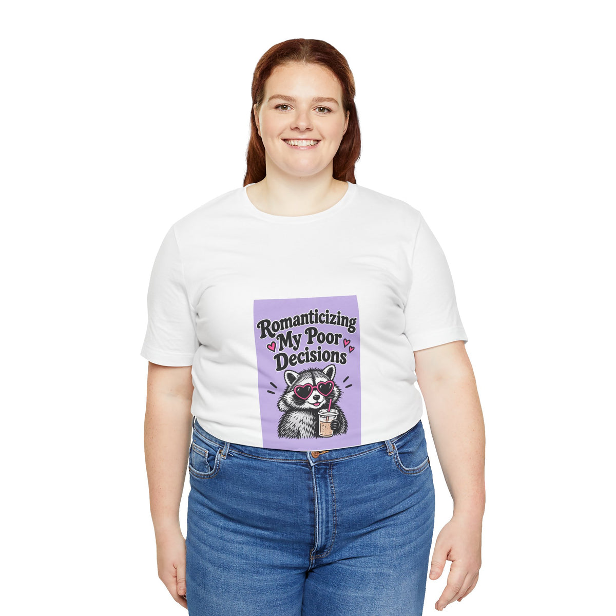 Romanticizing My Poor Decisions raccoon tee | Graphic T-Shirt