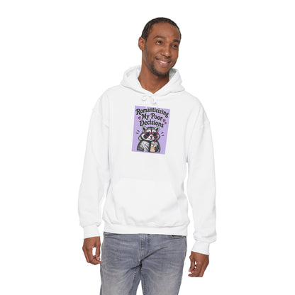 Respecting My Peace hoodie | Meditation Cat illustration, purple graphic