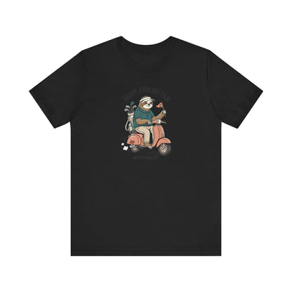 Slow and On Par Sloth Golfer T-Shirt