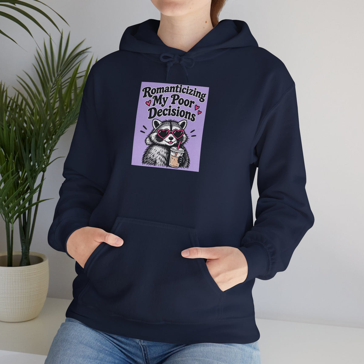 Respecting My Peace hoodie | Meditation Cat illustration, purple graphic