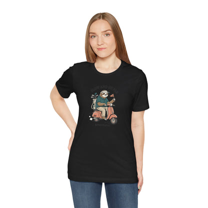 Slow and On Par Sloth Golfer T-Shirt