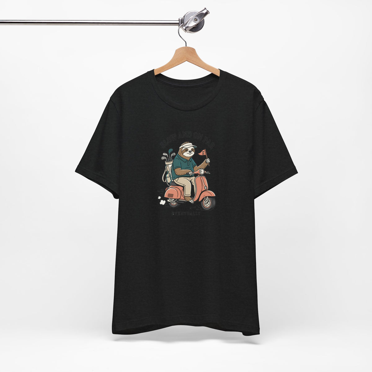 Slow and On Par Sloth Golfer T-Shirt