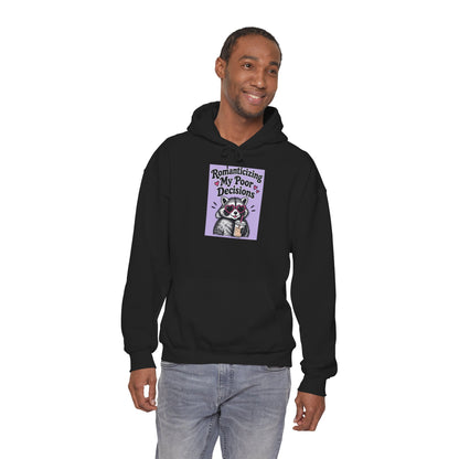 Respecting My Peace hoodie | Meditation Cat illustration, purple graphic