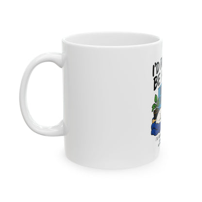 I’d Rather Be Home Ceramic Mug — Cozy Cat, Night Window Design (11oz/15oz)