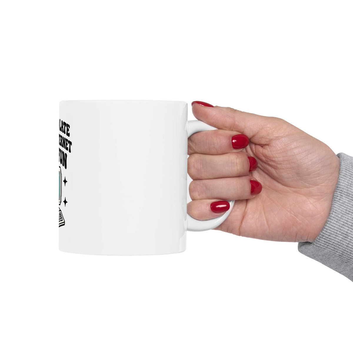 Funny Retro Computer Mug - "Born Too Late for the Internet to Be Fun" Ceramic Coffee Cup (11oz/15oz)