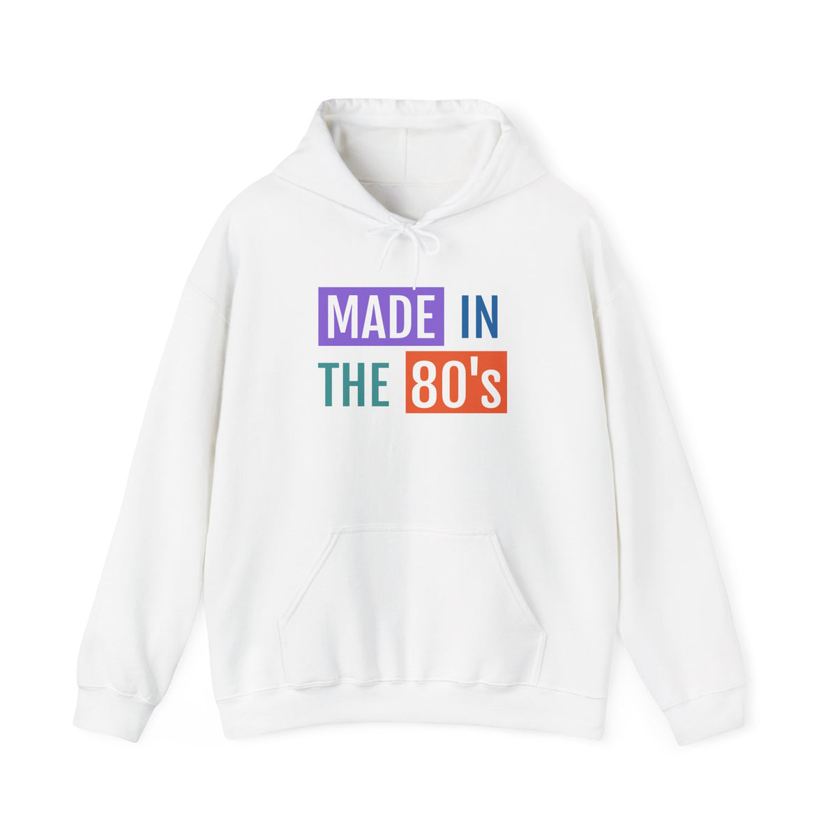 Made in the 80s Hoodie | Retro 1980s Text Sweatshirt