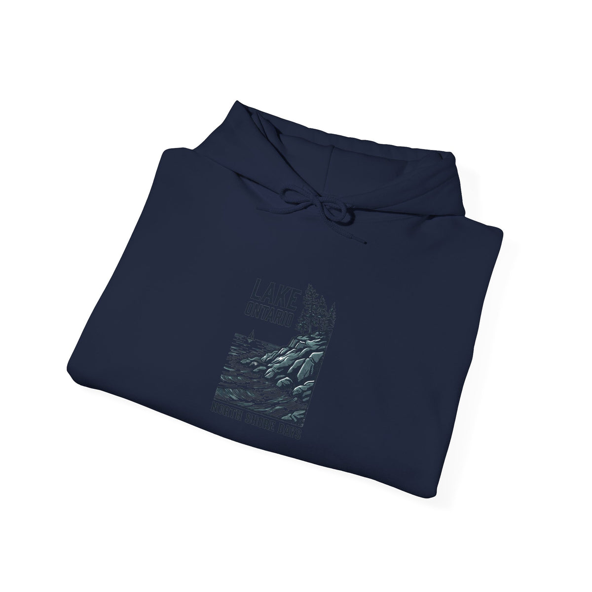 Lake Ontario North Shore Days hoodie | vintage lakeside nature graphic