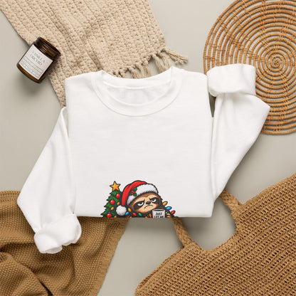 Holiday Sweatshirt - Festive Against My Will Christmas Crewneck