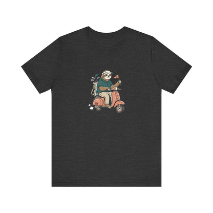 Slow and On Par Sloth Golfer T-Shirt