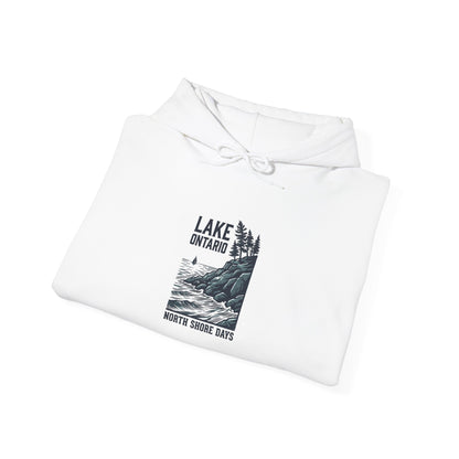 Lake Ontario North Shore Days hoodie | vintage lakeside nature graphic