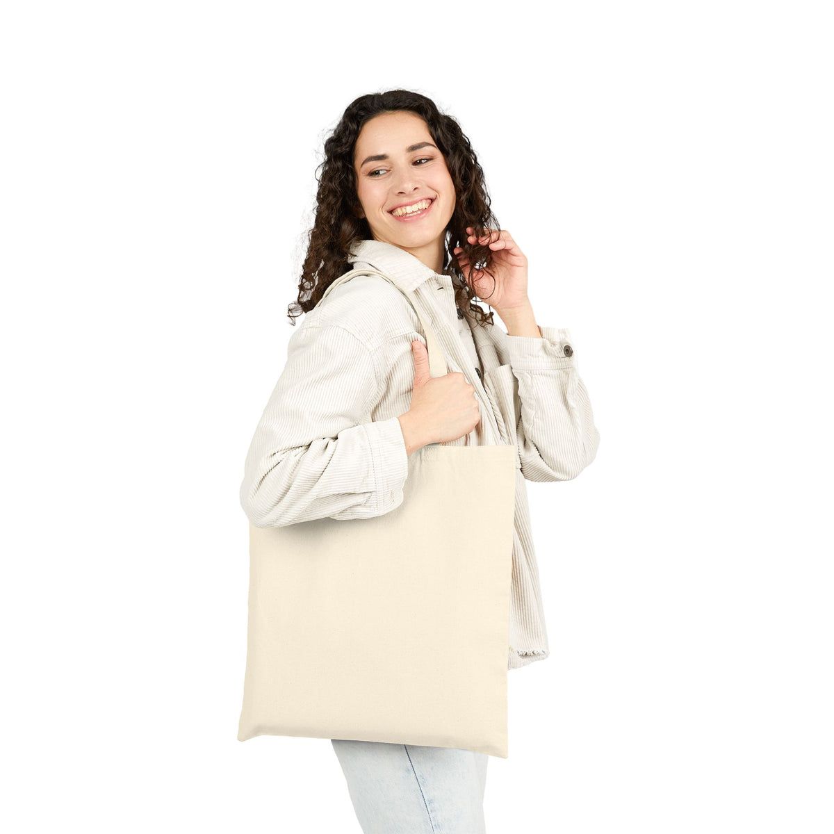 I'd Rather Be Home Canvas Tote Bag — Cozy Cat Window Illustration