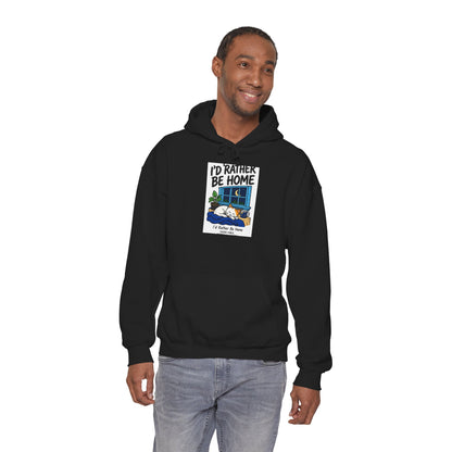 Cozy Camper Hoodie - "I'd Rather Be Home" RV Camping Sweatshirt