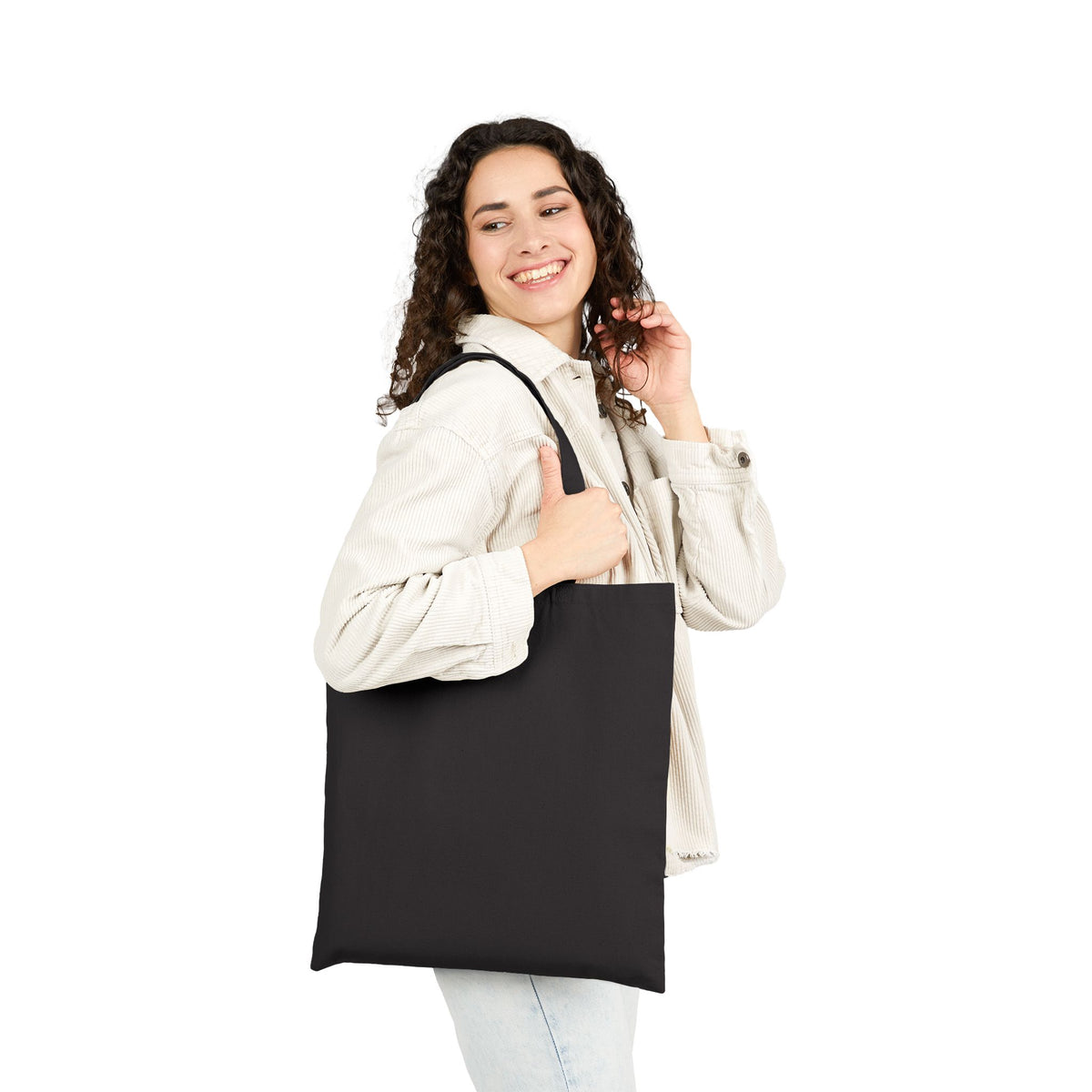 Canvas Tote Bag - "I'd Rather Be Home" Cozy Camper Illustration